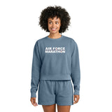 Women’s Mid-Length Crewneck Sweatshirt Air Force Marathon