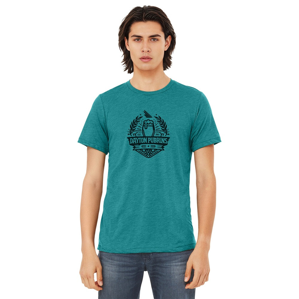 Camiseta unisex de manga corta Dayton Pub Run Tri-Blend