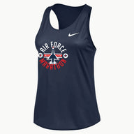 Women's Nike Fast Singlet Air Force Marathon Thunderbird