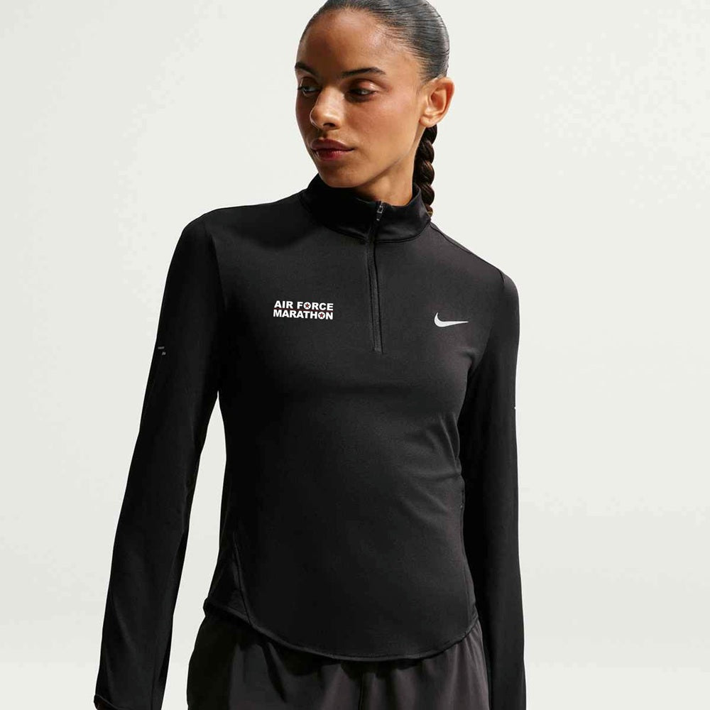 Women's Nike Swift Half Zip Top Air Force Marathon