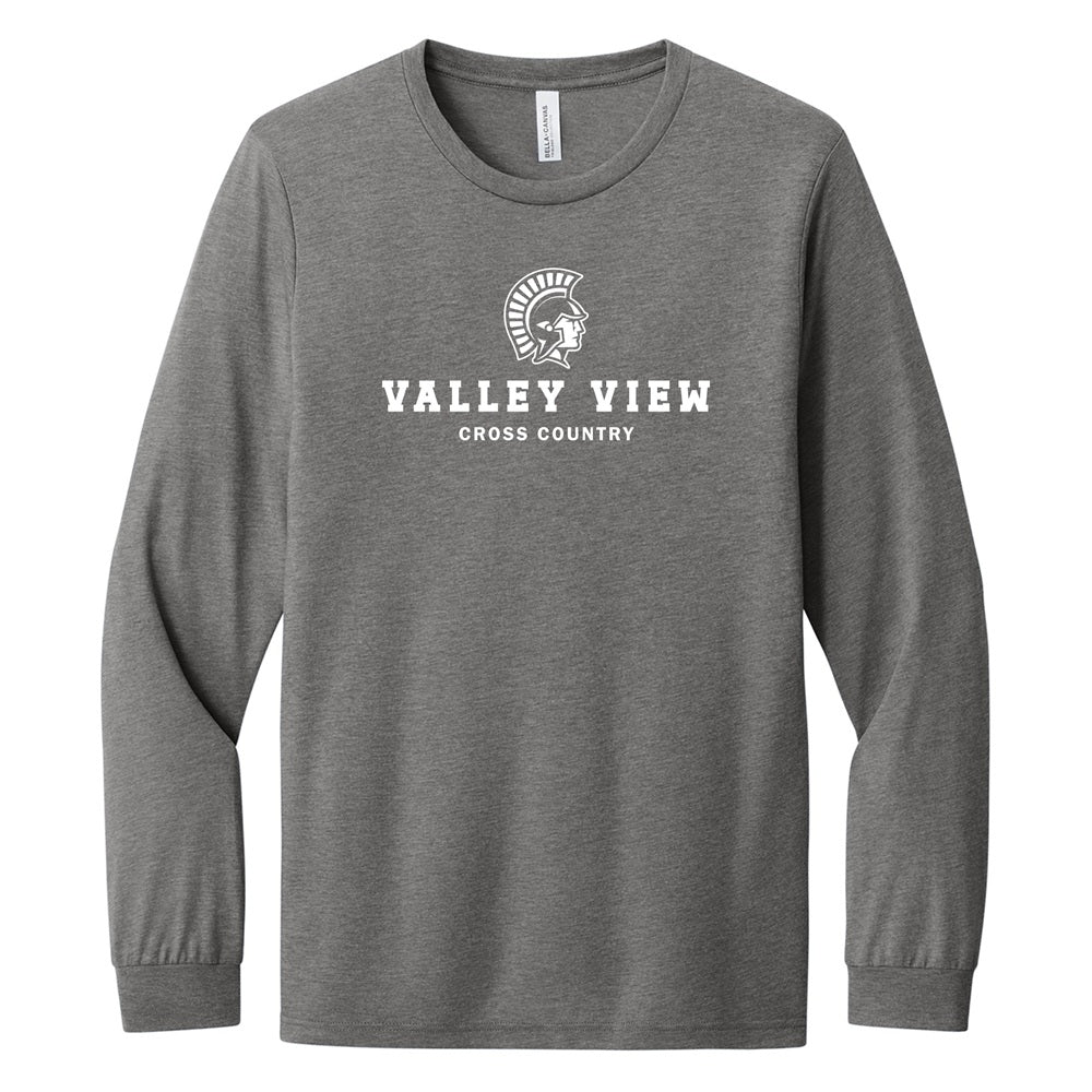 Unisex Valley View XC Triblend Long Sleeve Tee