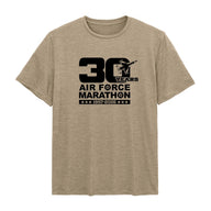 Men's Runners Plus Performance Tech Short Sleeve Air Force Marathon 30 Years