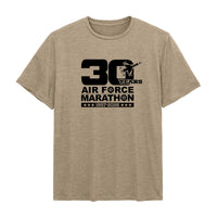 Men's Runners Plus Performance Tech Short Sleeve Air Force Marathon 30 Years