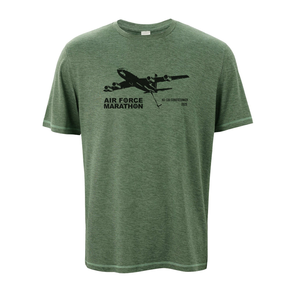 Men's Runners Plus Performance Tech Short-Sleeve Air Force Marathon 2025