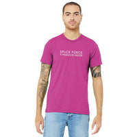Unisex Triblend Short Sleeve Tee Space Force T-Minus 10-Miler