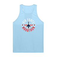 Men's Runners Plus Technical Blaze Singlet Air Force Marathon Thunderbird
