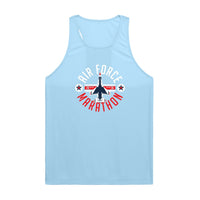 Men's Runners Plus Technical Blaze Singlet Air Force Marathon Thunderbird