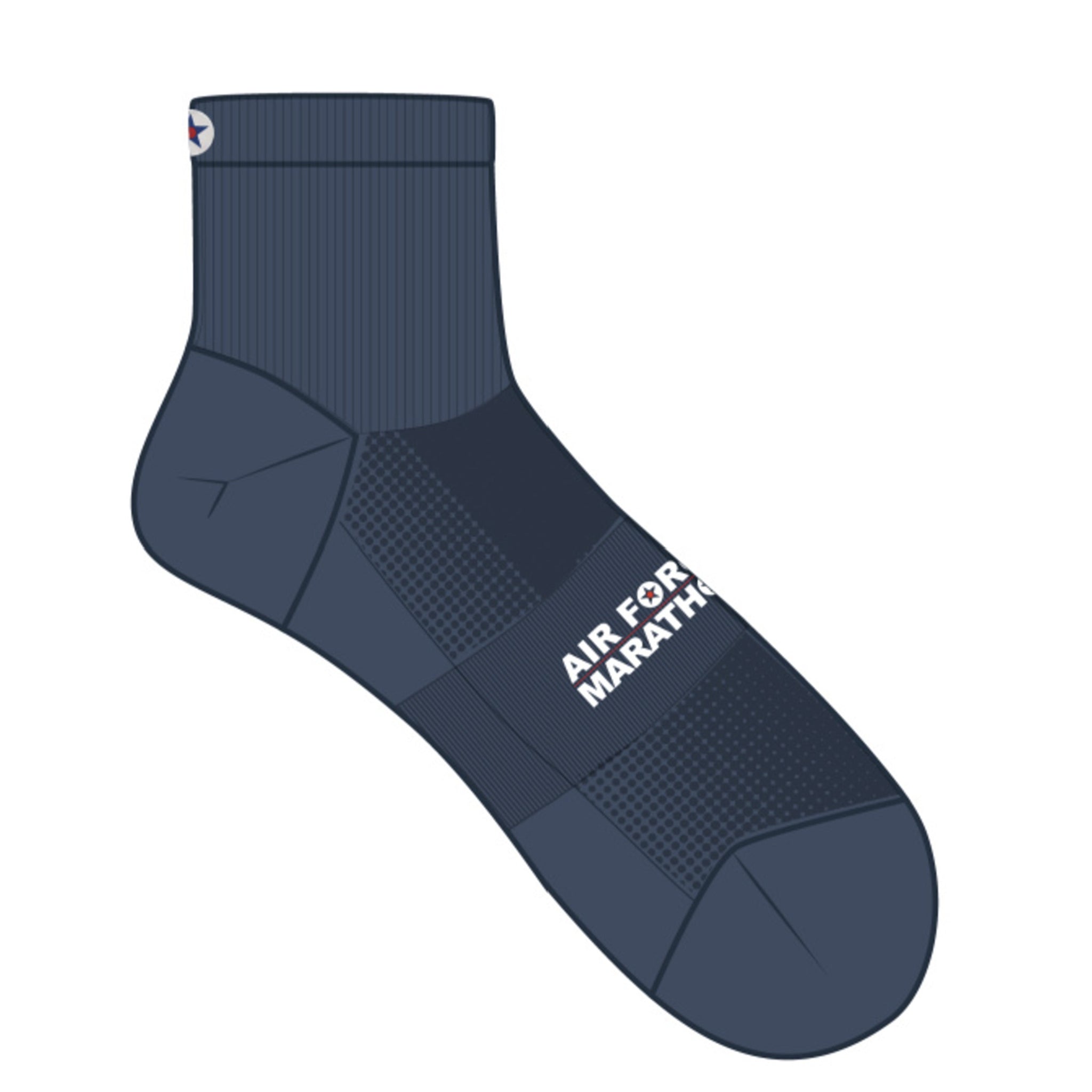 Midweight Quarter Sock Air Force Marathon