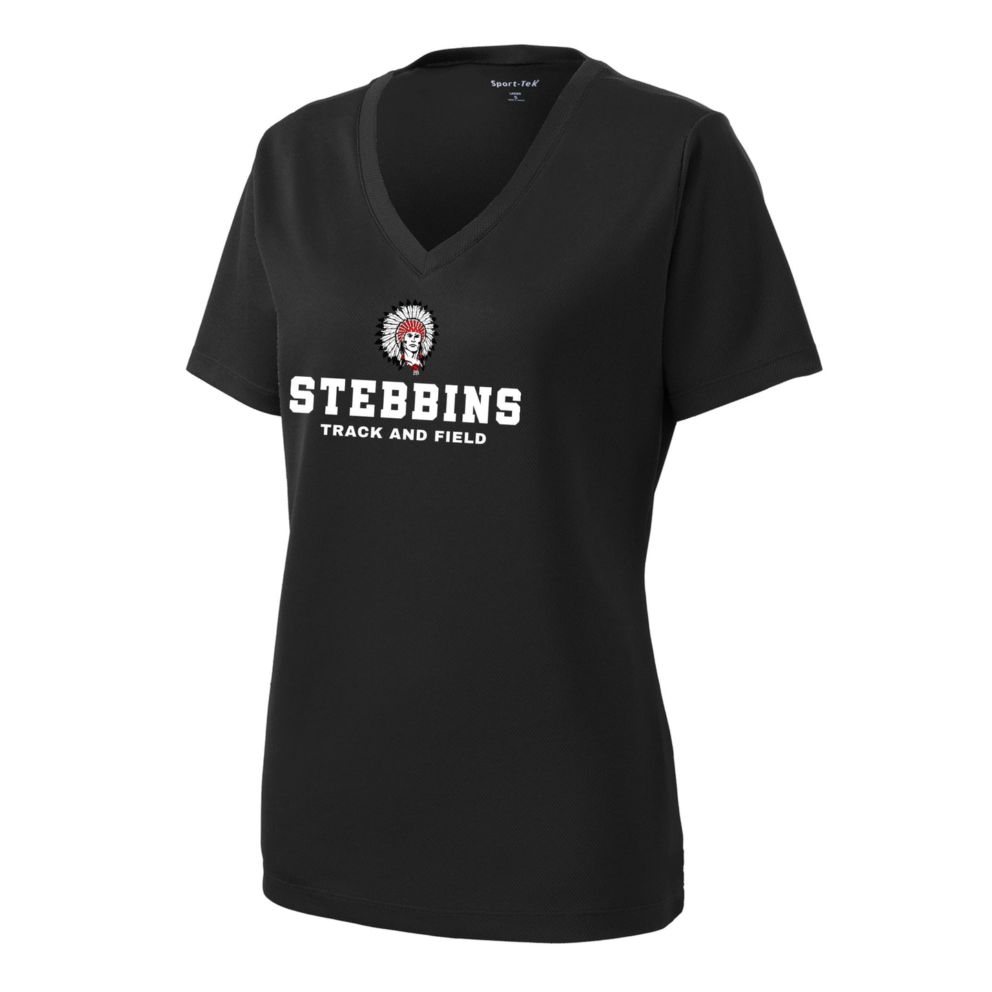 Women's Stebbins Track RacerMesh V-Neck Tech Tee
