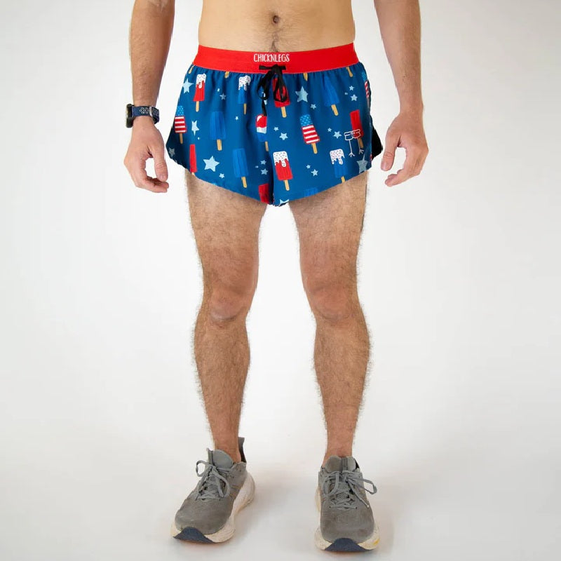 Pantalones cortos con abertura de 2" ChicknLegs para hombre