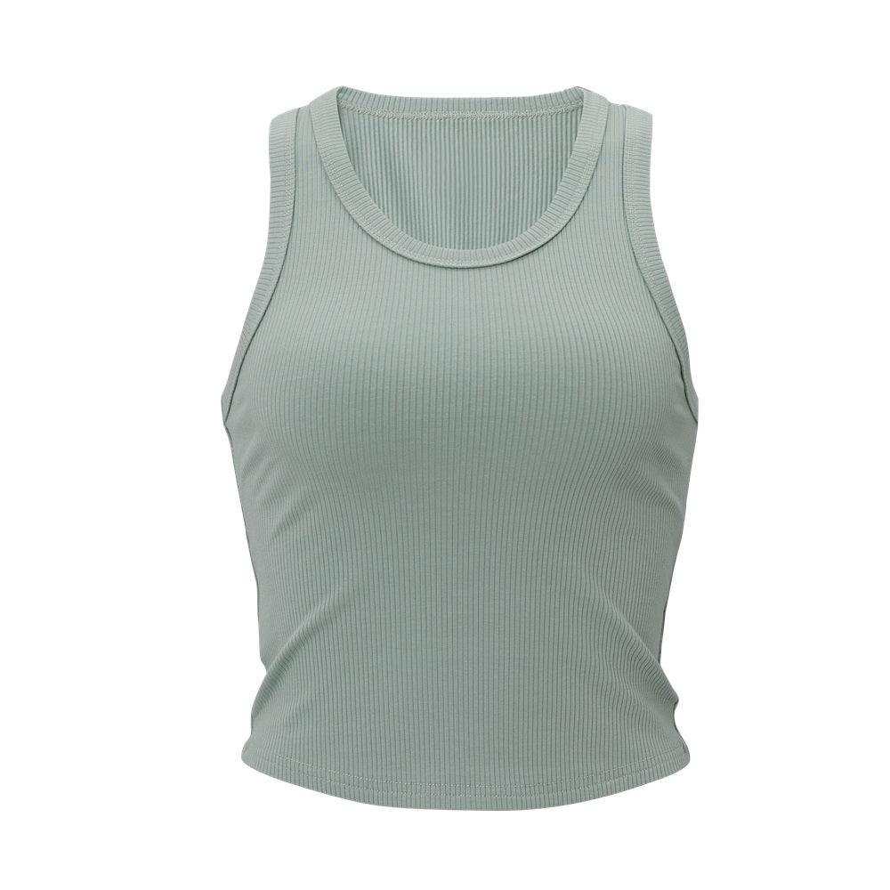 Women's Runners Plus BambooRib Cropped Tank Top