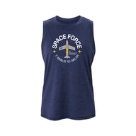 Women's Runners Plus LuxDry Space Force T-Minus 10-Miler Matador High Neck Tank