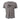 Gray t-shirt with black airplane graphic and text on a white background