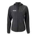 Black jacket with 'Air Force Marathon' text on a white background