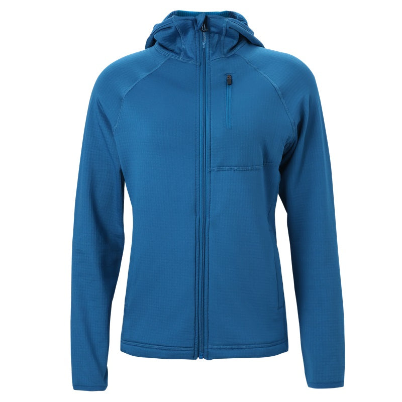 Chaqueta con capucha y diseño de gofre para mujer Runners Plus