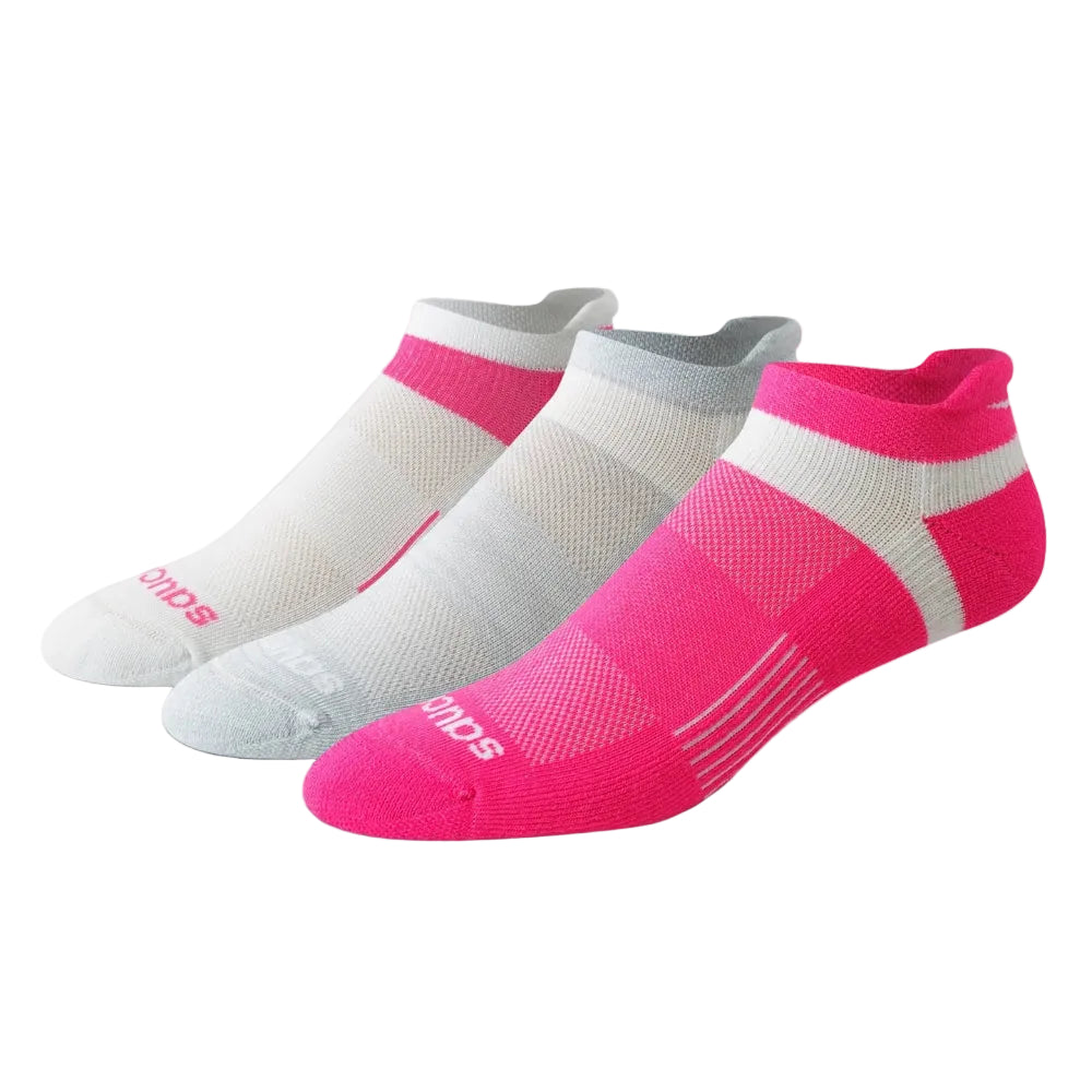 Saucony Inferno Cushion No Show Tab 3-pack Socks