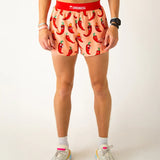 Pantalones cortos de running ChicknLegs de 4" con abertura para hombre