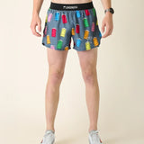 Pantalones cortos de running ChicknLegs de 4" con abertura para hombre