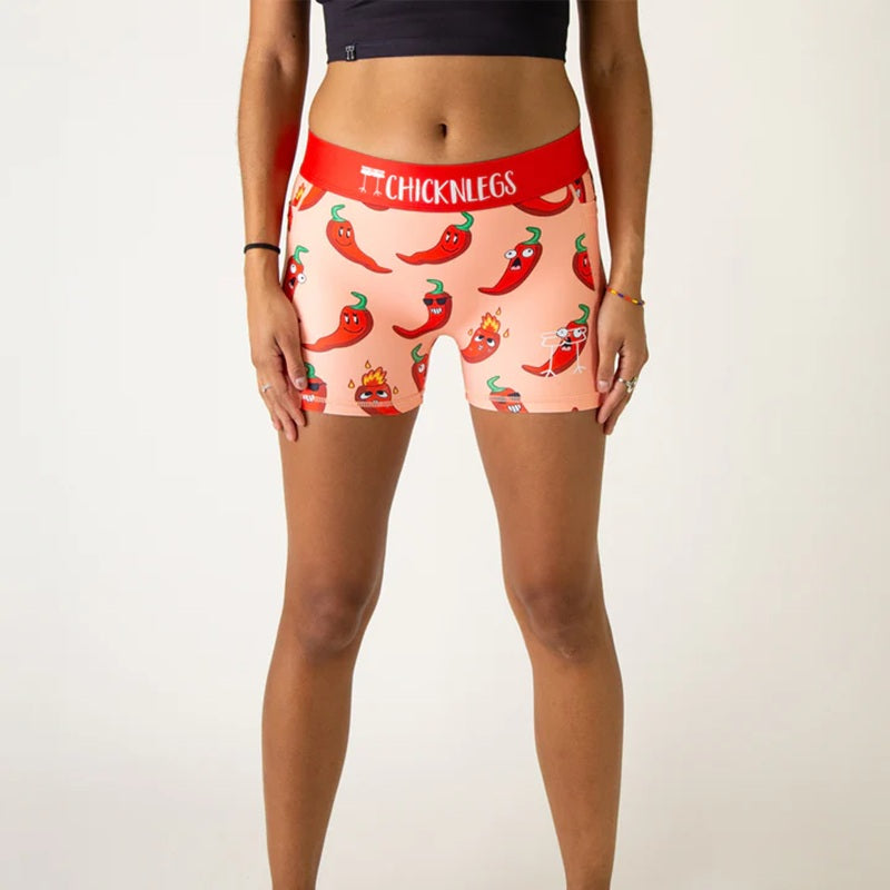 Pantalones cortos de compresión ChicknLegs de 3" para mujer