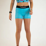 Pantalones cortos de compresión ChicknLegs de 3" para mujer