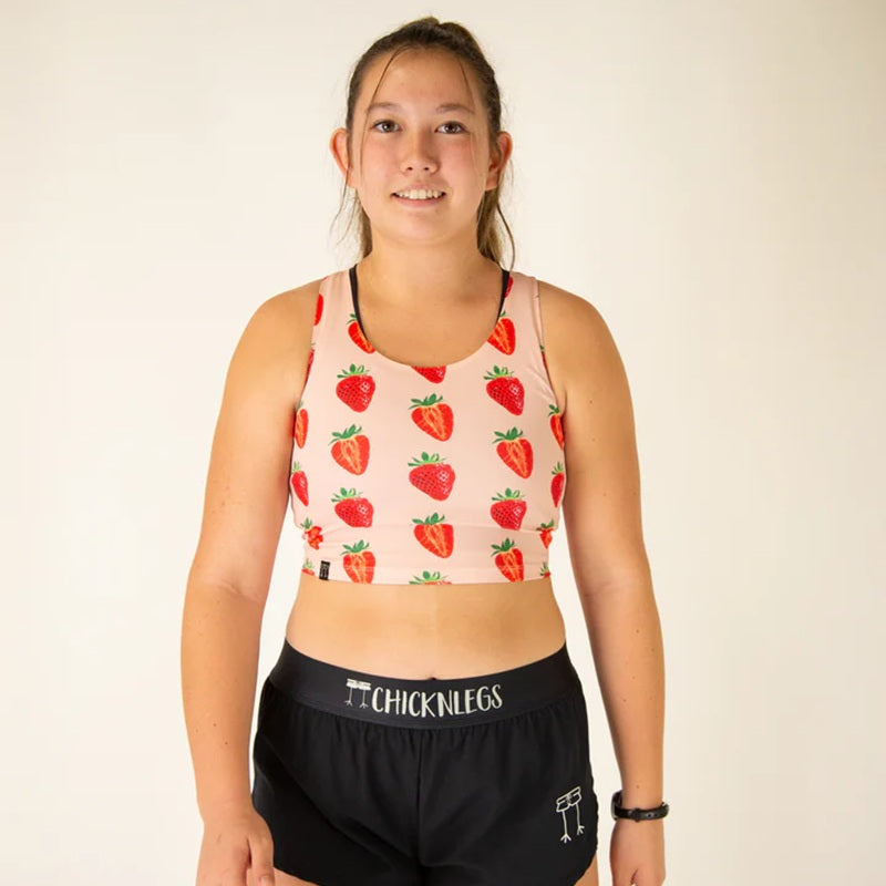 Tops cortos ChicknLegs PWR para mujer