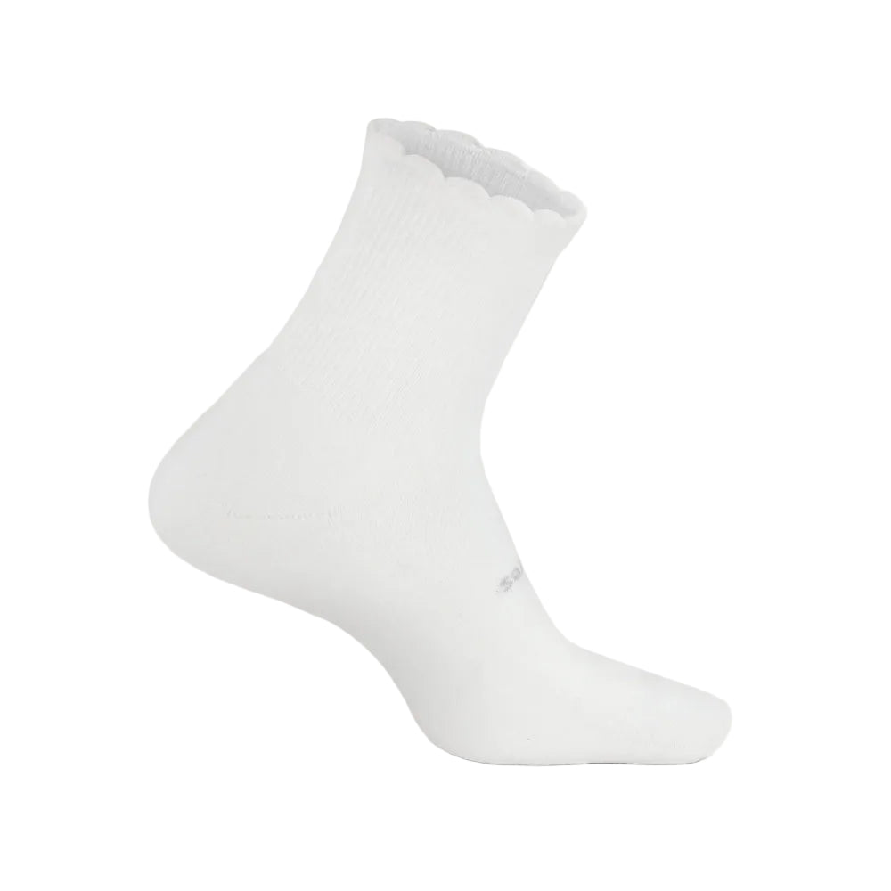 Women's High Performance Max Cushion Quarter Tall Scallop Sock