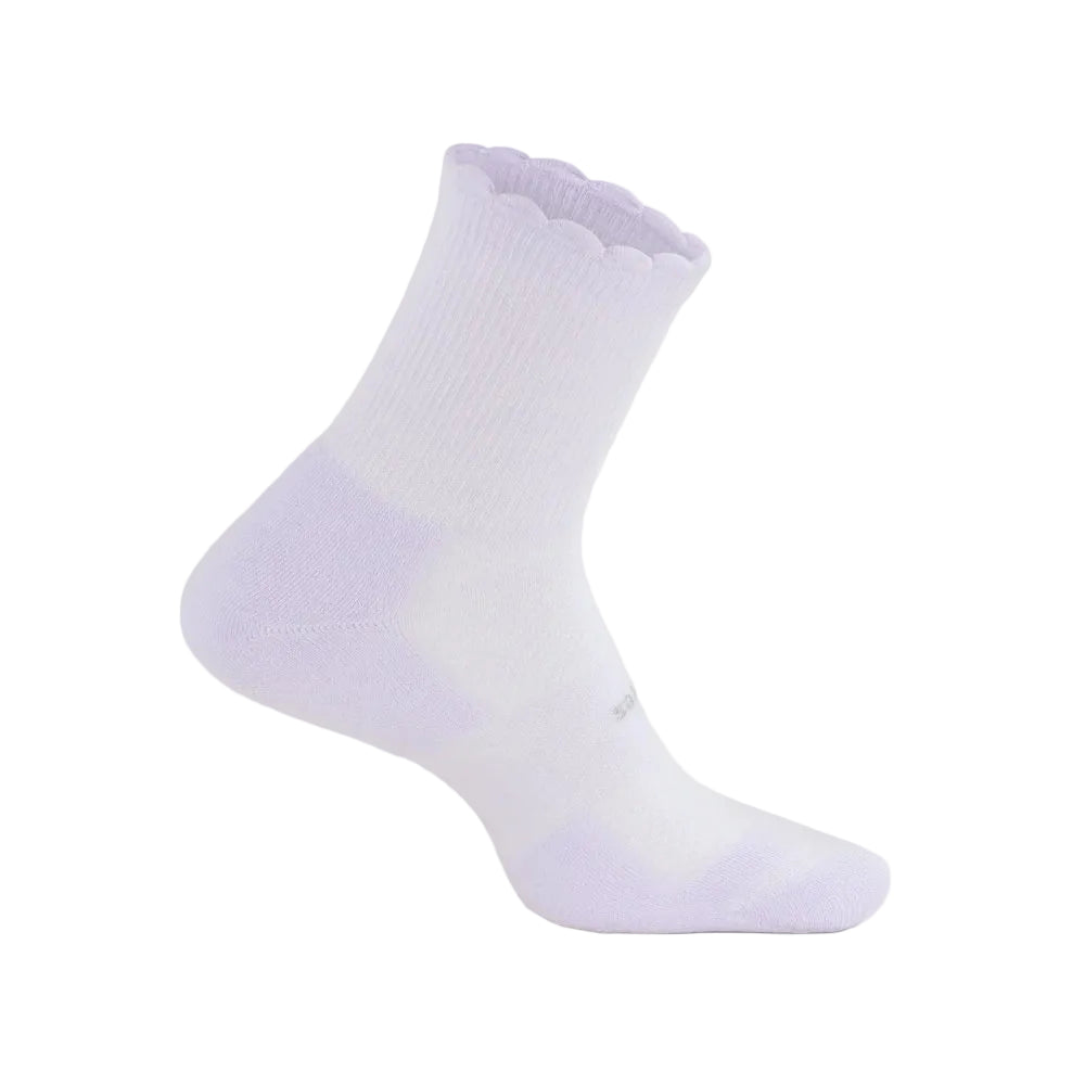 Women's High Performance Max Cushion Quarter Tall Scallop Sock